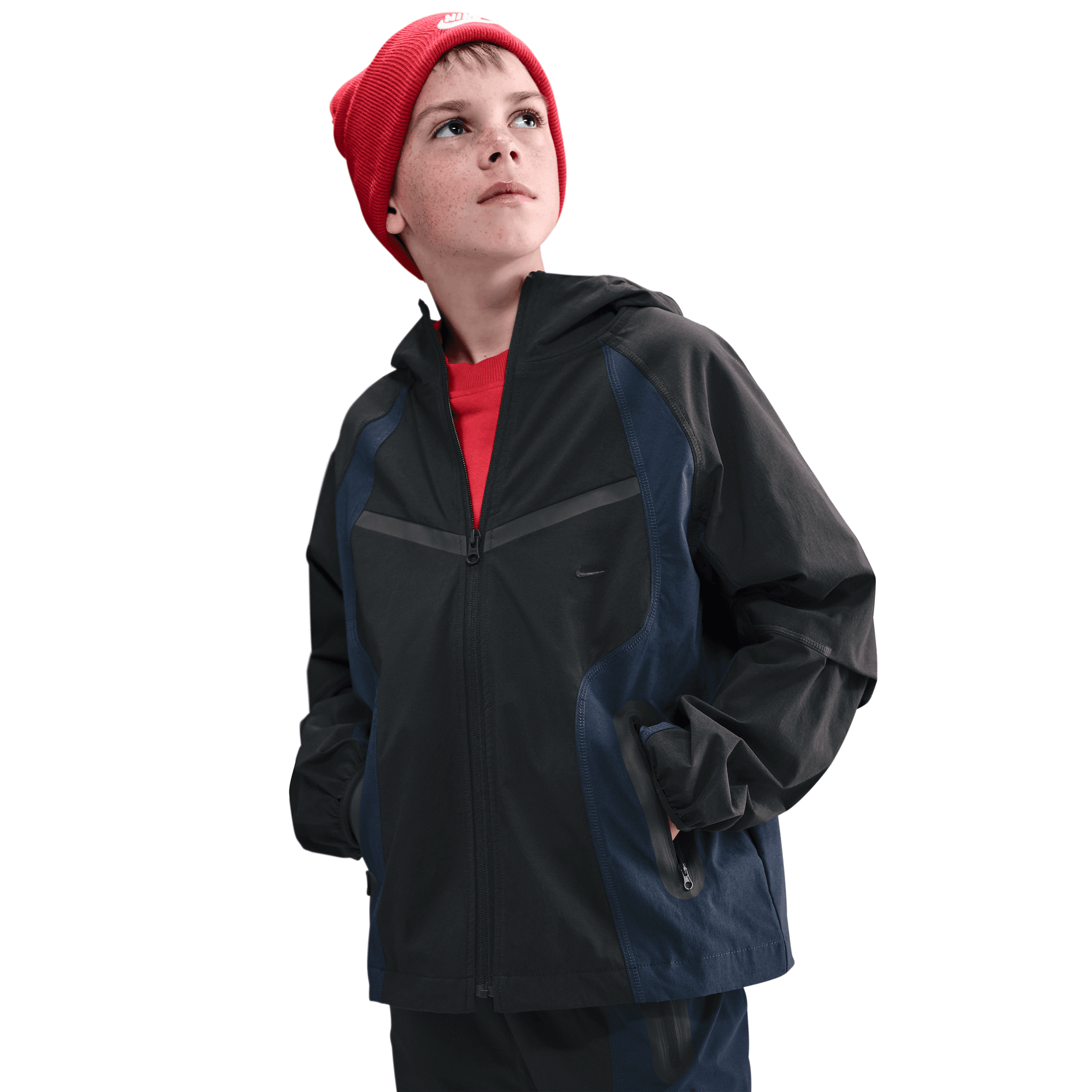 NIKE TECH BIG KIDS' (BOYS') WOVEN JACKET