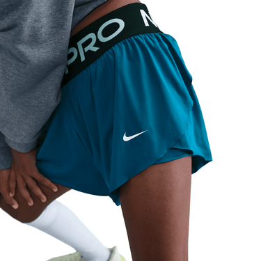 NIKE PRO BIG KIDS' (GIRLS') DRI-FIT 2-IN-1 SHORTS