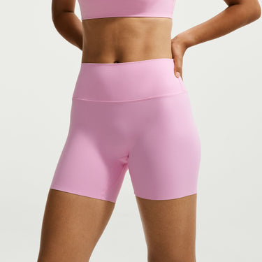NIKE ZENVY WOMEN'S HIGH-WAISTED 5" BIKER SHORTS