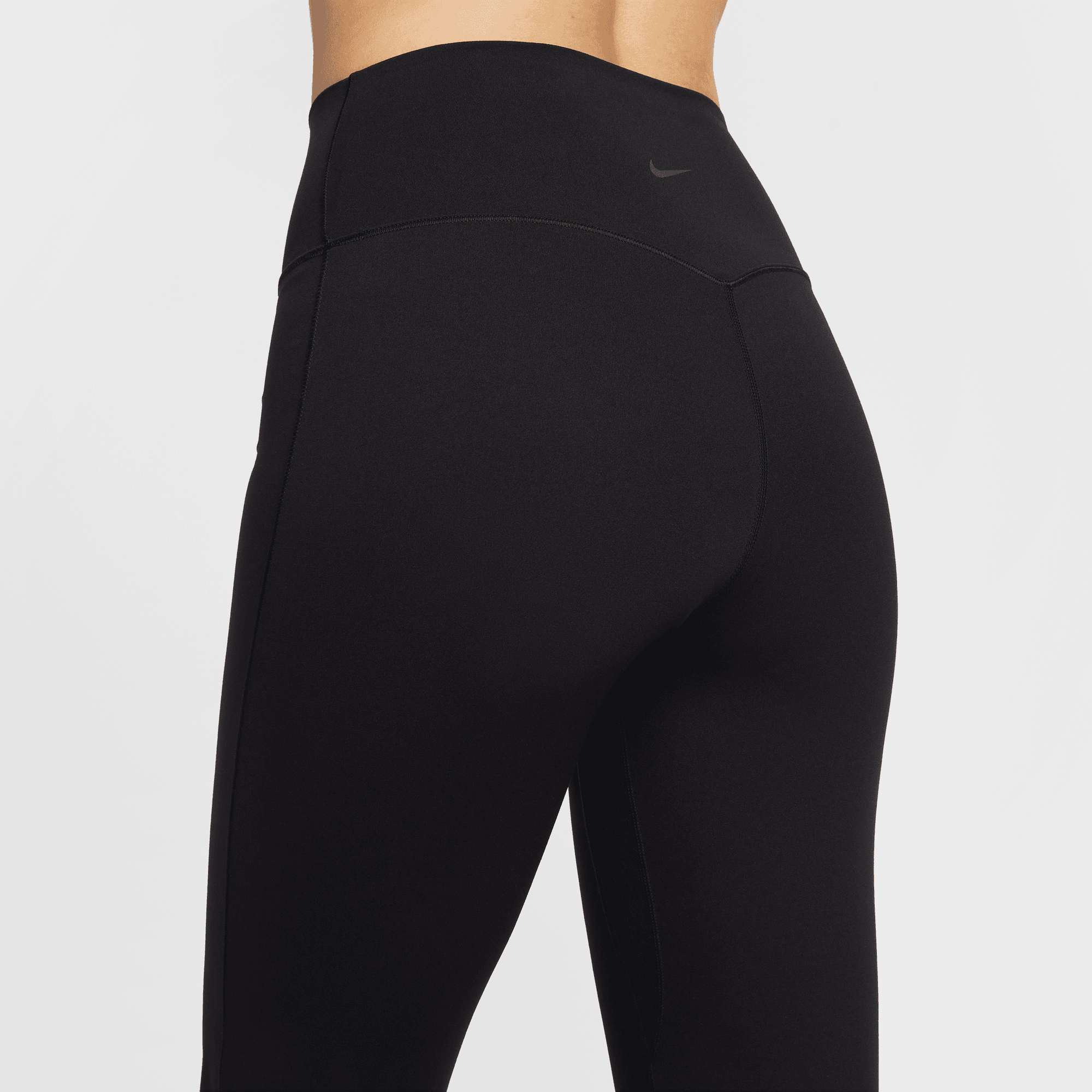 NIKE ZENVY WOMEN'S HIGH-WAISTED FLARED LEGGINGS WITH NO FRONT SEAM