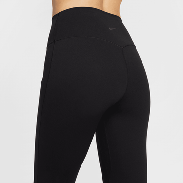 NIKE ZENVY WOMEN'S HIGH-WAISTED FLARED LEGGINGS WITH NO FRONT SEAM