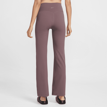 NIKE ZENVY WOMEN'S HIGH-WAISTED FLARED LEGGINGS WITH NO FRONT SEAM