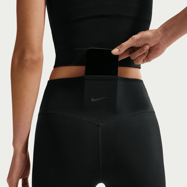 NIKE ZENVY WOMEN'S HIGH-WAISTED 7/8 LEGGINGS WITH NO FRONT SEAM