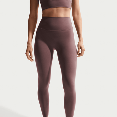 NIKE ZENVY WOMEN'S HIGH-WAISTED 7/8 LEGGINGS WITH NO FRONT SEAM