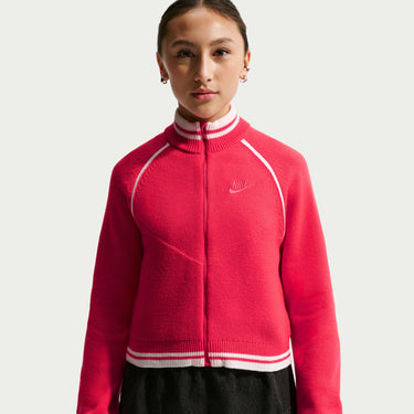 NIKE SPORTSWEAR COLLECTION BIG KIDS' (GIRLS') SWEATER TRACK JACKET
