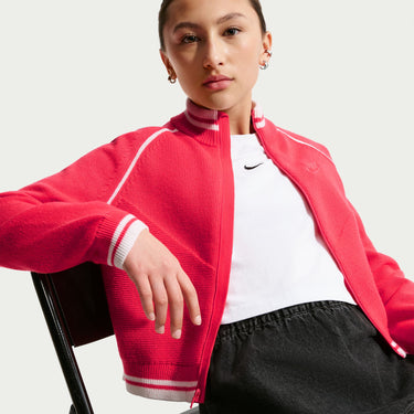 NIKE SPORTSWEAR COLLECTION BIG KIDS' (GIRLS') SWEATER TRACK JACKET