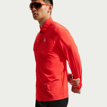 ACG "AIREEZ" MEN'S LONG-SLEEVE BUTTON-UP TRAIL RUNNING TOP