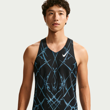 NIKE AEROSWIFT MEN'S DRI-FIT ADV PRINTED RUNNING SINGLET