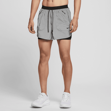 NIKE MEN'S 4" 2-IN-1 REFLECTIVE RUNNING SHORTS