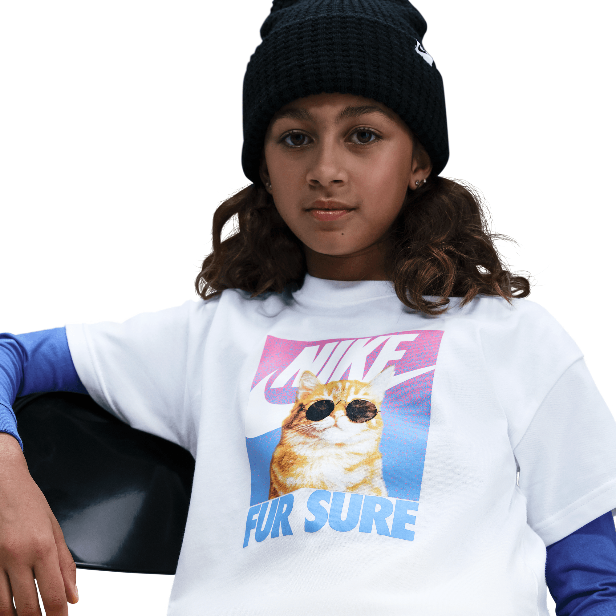 NIKE LFS BIG KIDS' (GIRLS') T-SHIRT
