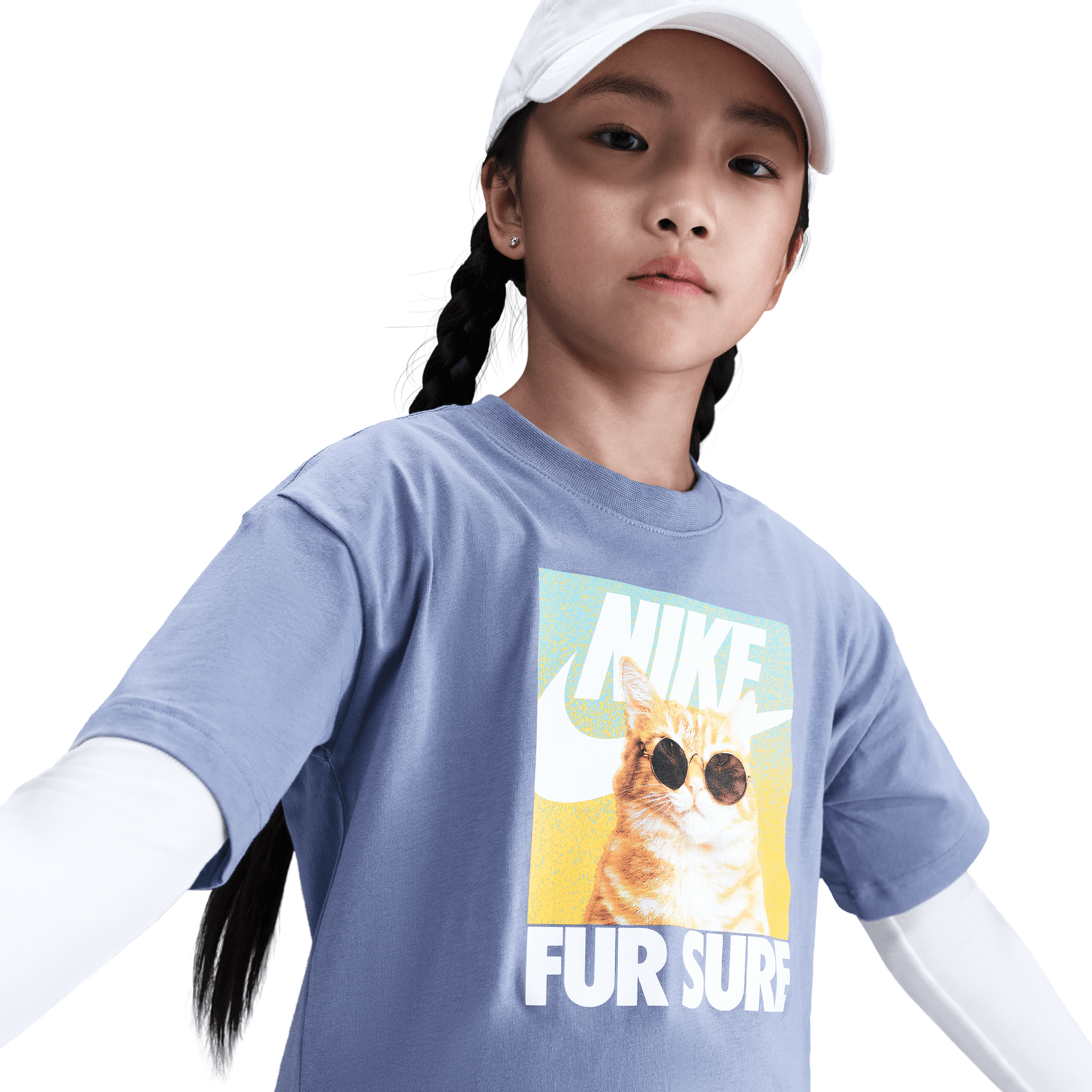 NIKE LFS BIG KIDS' (GIRLS') T-SHIRT