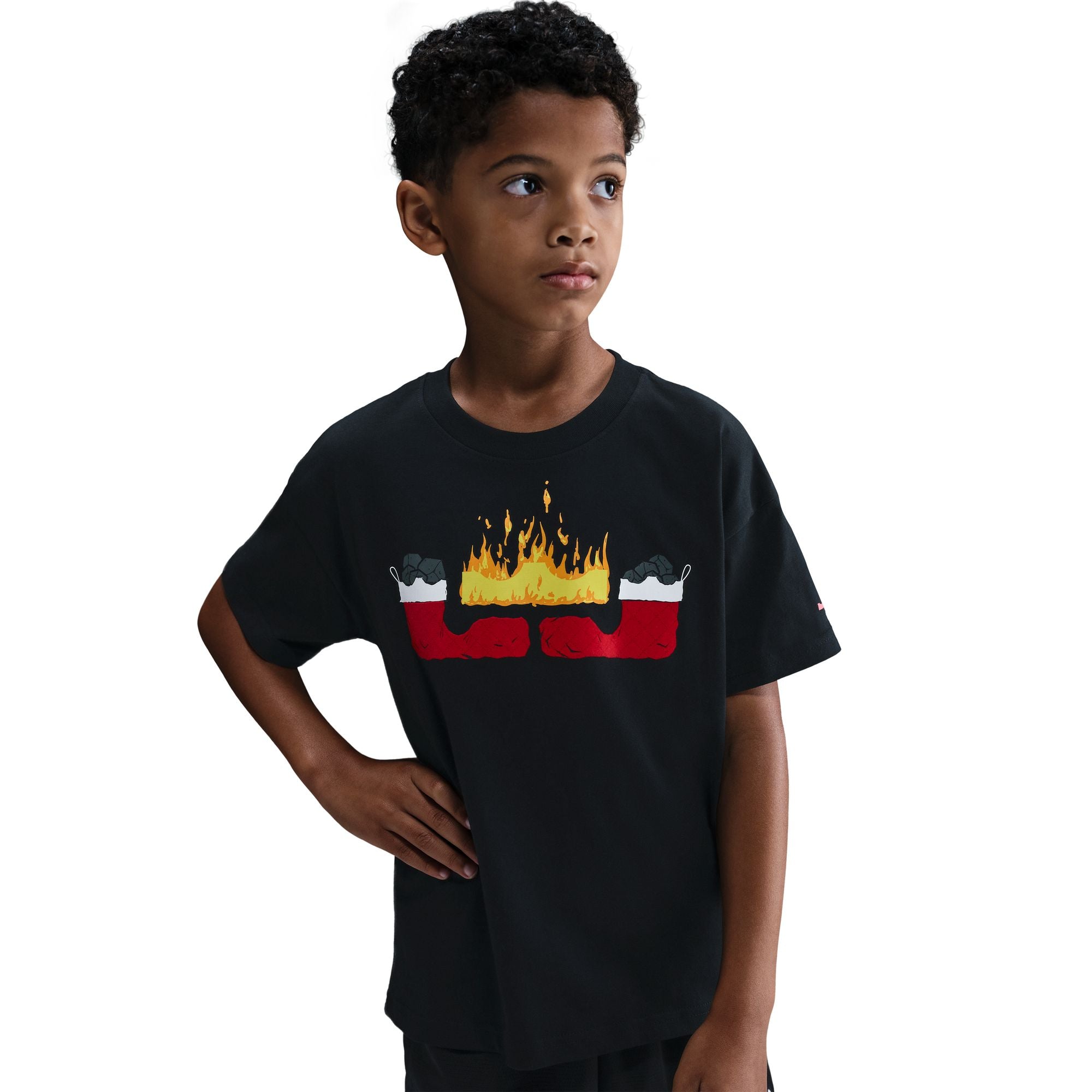 LEBRON JAMES "STOCKING STUFFER" BIG KIDS' MAX90 BASKETBALL T-SHIRT