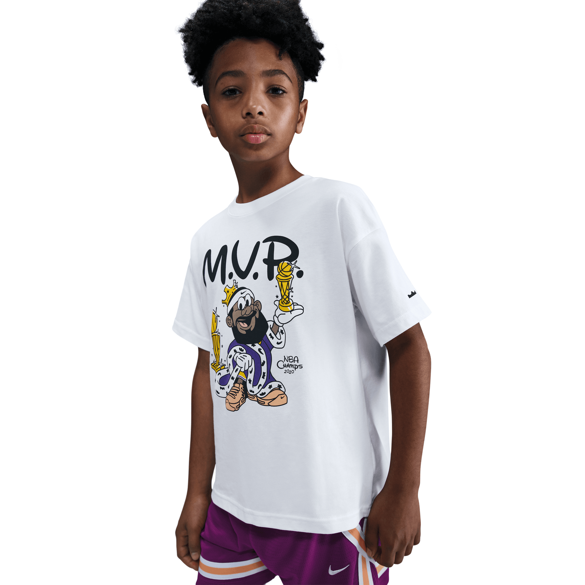 LEBRON "BUBBLE BOY" BIG KIDS' MAX90 BASKETBALL T-SHIRT