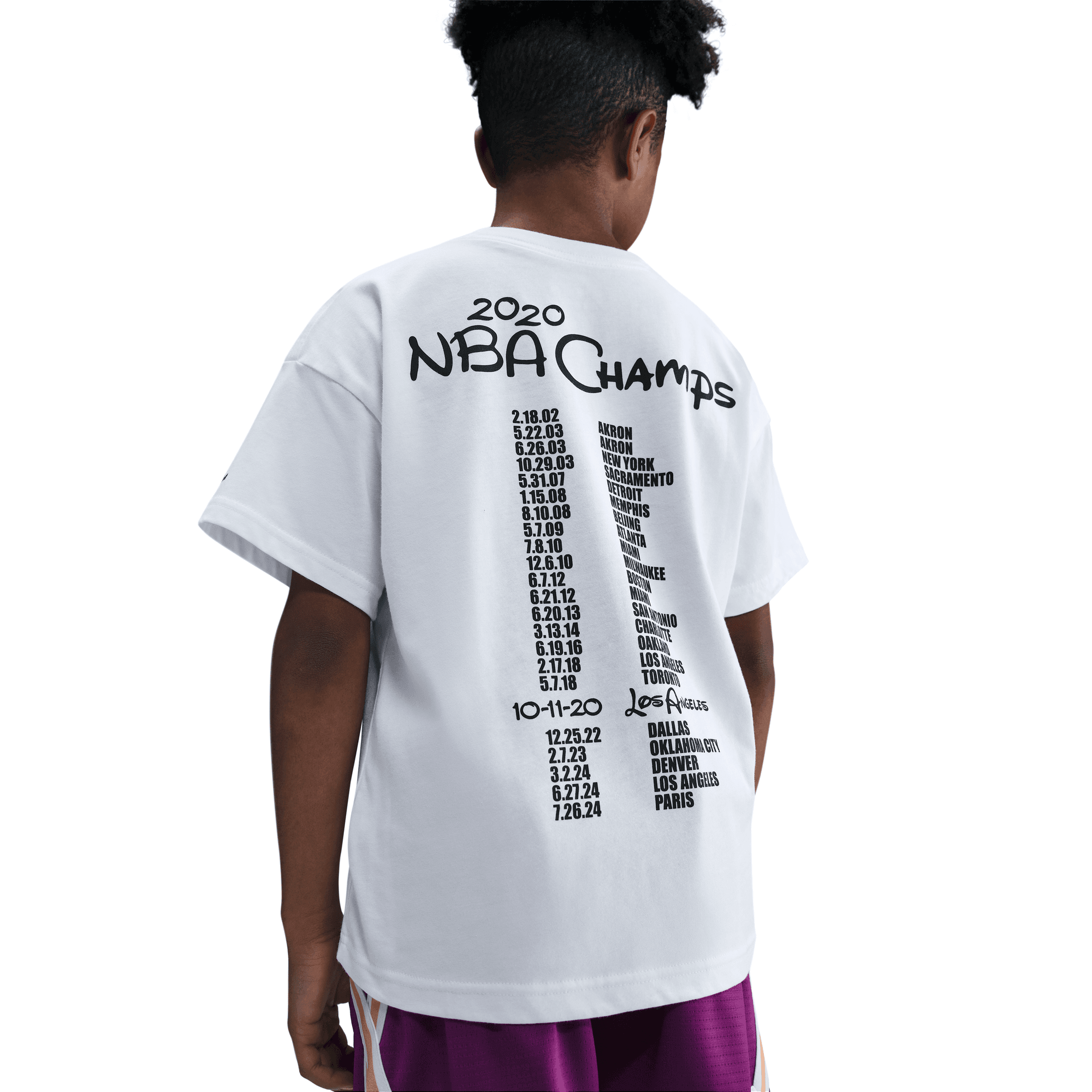 LEBRON "BUBBLE BOY" BIG KIDS' MAX90 BASKETBALL T-SHIRT