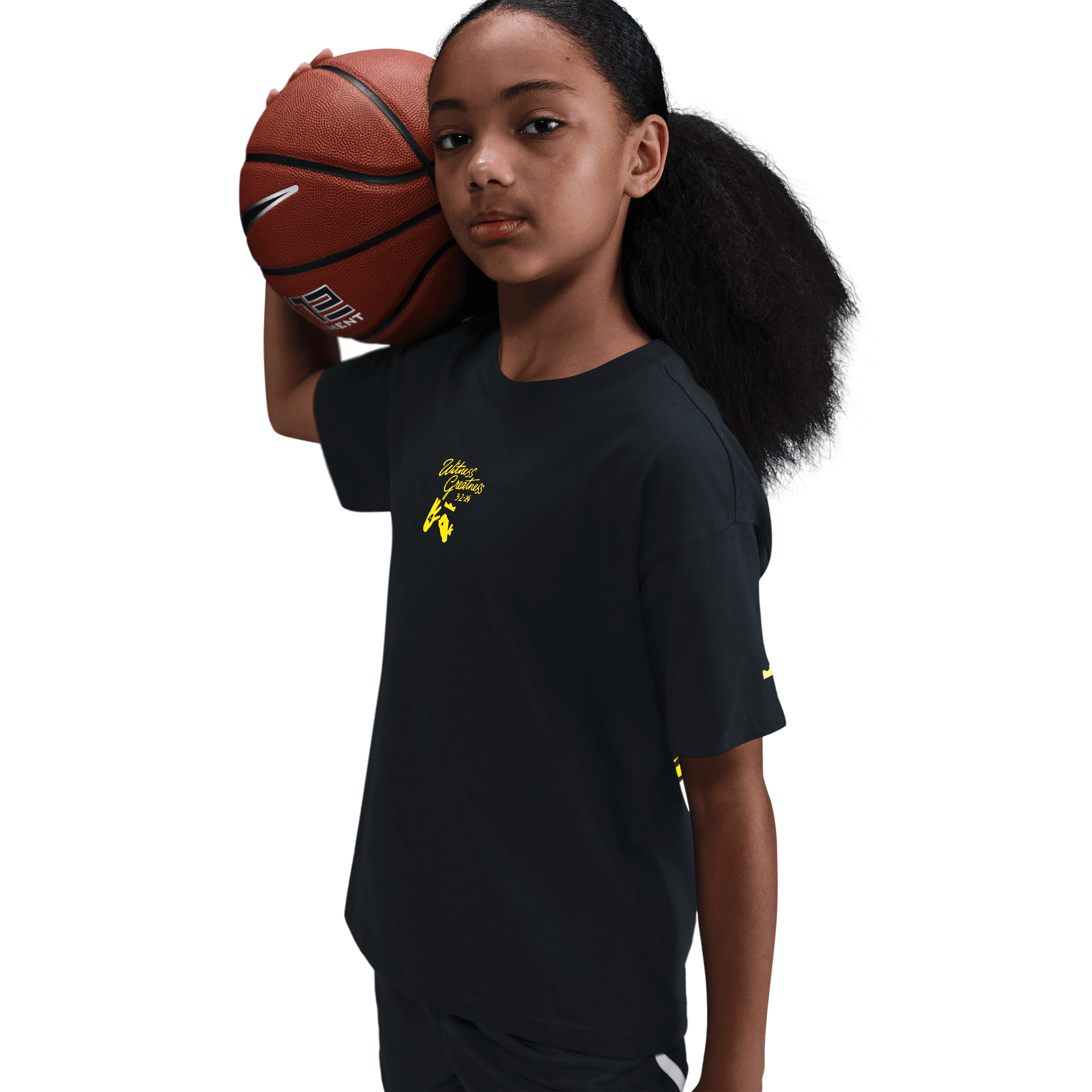 LEBRON "UNCHARTED" BIG KIDS' MAX90 BASKETBALL T-SHIRT