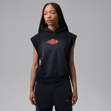 JORDAN FLIGHT FLEECE WOMEN'S FRENCH TERRY SHORT-SLEEVE HOODIE