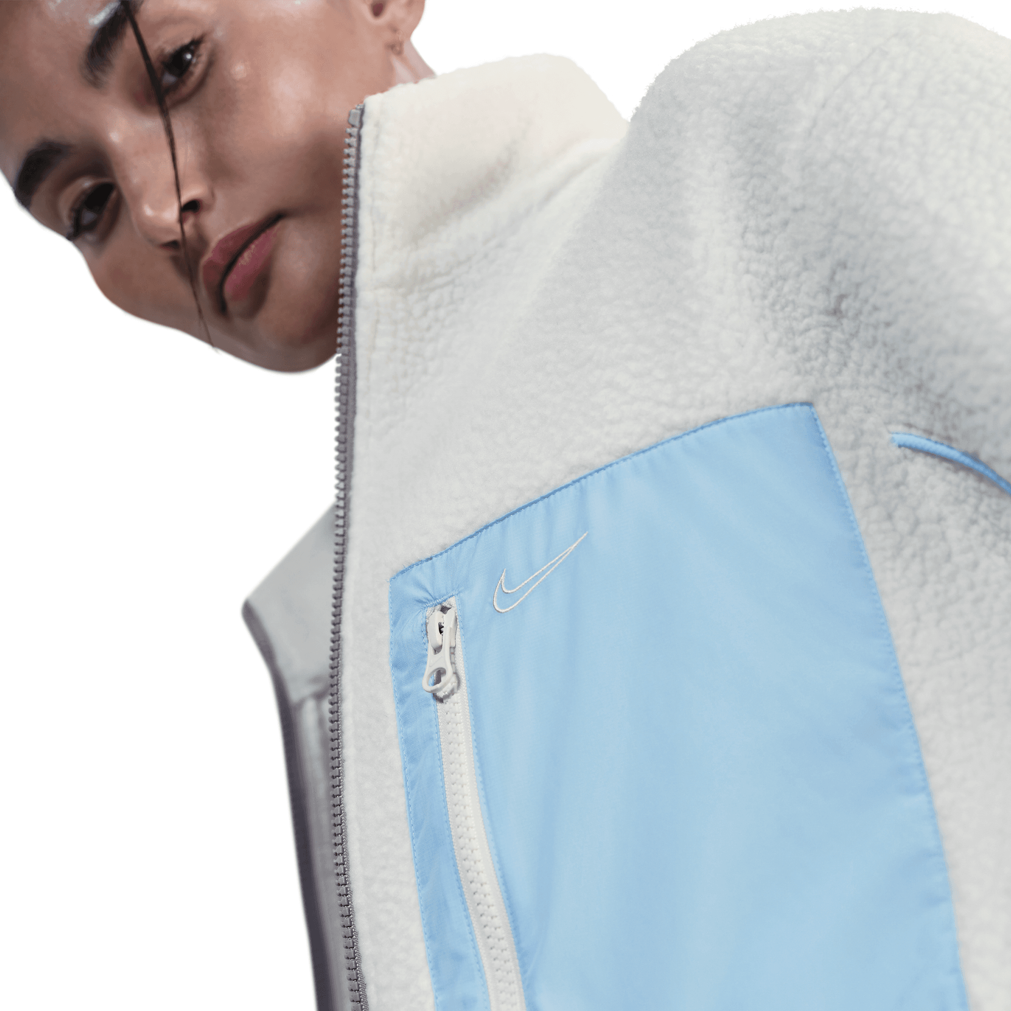 NIKE SPORTSWEAR WOMEN'S FULL-ZIP HIGH-PILE FLEECE JACKET