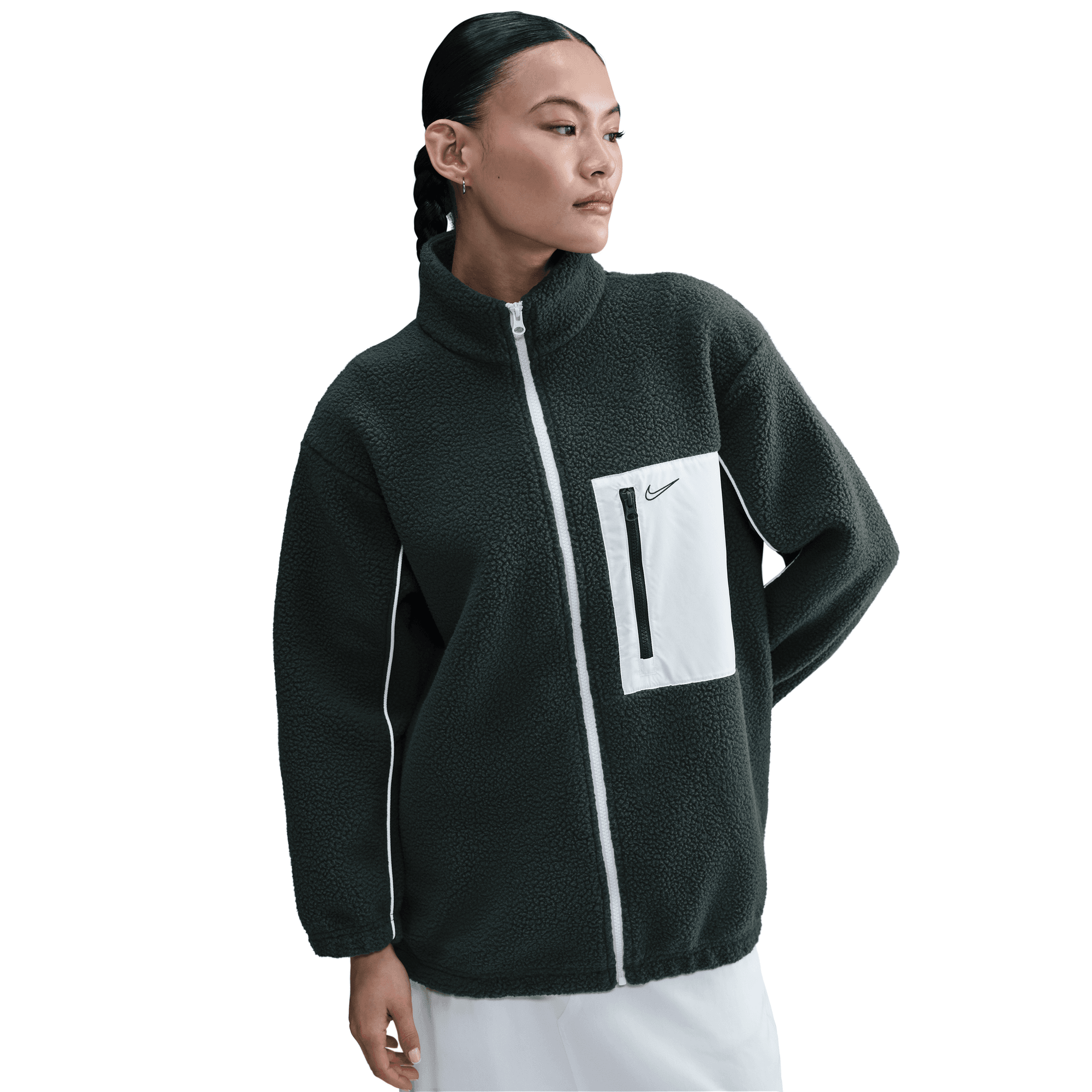 NIKE SPORTSWEAR WOMEN'S FULL-ZIP HIGH-PILE FLEECE JACKET