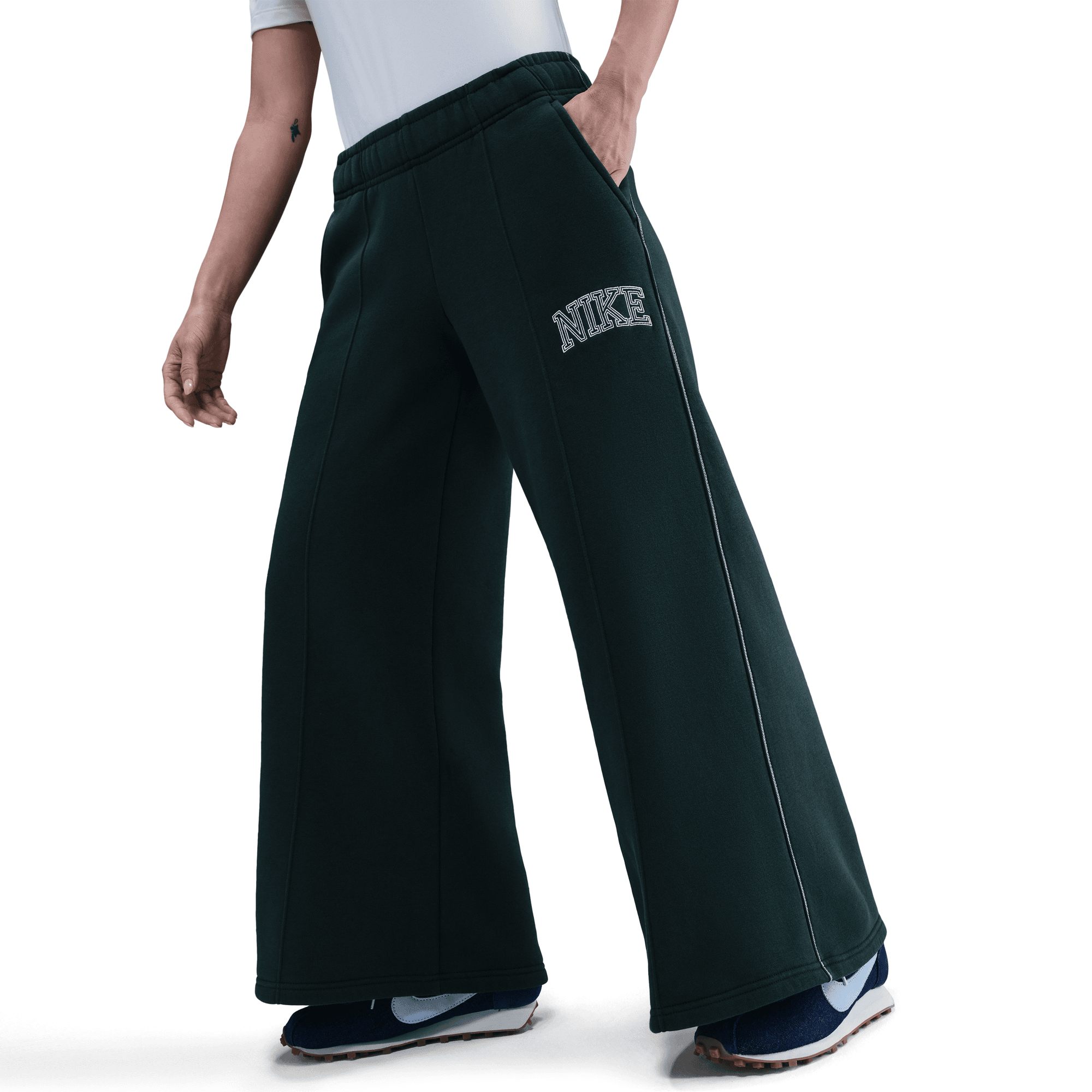 NIKE SPORTSWEAR PHOENIX FLEECE WOMEN'S WIDE-LEG SWEATPANTS
