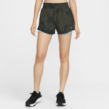 NIKE ONE WOMEN'S DRI-FIT HIGH-WAISTED 3" 2-IN-1 SHORTS