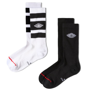 JORDAN EVERYDAY ELEVATED CREW SOCKS (2 PAIRS)