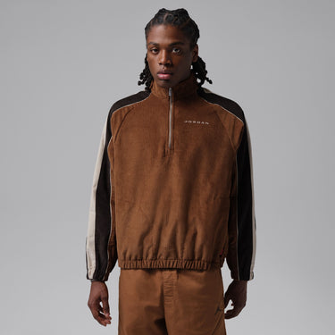 JORDAN FLIGHT MEN'S CORDUROY 1/2-ZIP TOP
