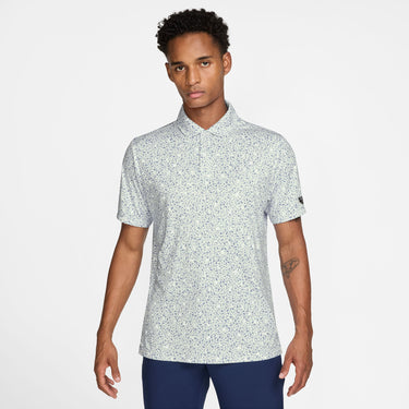 NIKE PAR MEN'S DRI-FIT MICROPRINT BIRDS GOLF POLO