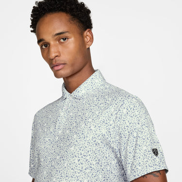 NIKE PAR MEN'S DRI-FIT MICROPRINT BIRDS GOLF POLO