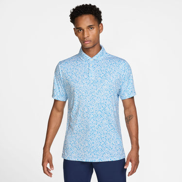 NIKE PAR MEN'S DRI-FIT MICROPRINT BIRDS GOLF POLO