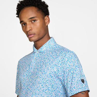 NIKE PAR MEN'S DRI-FIT MICROPRINT BIRDS GOLF POLO
