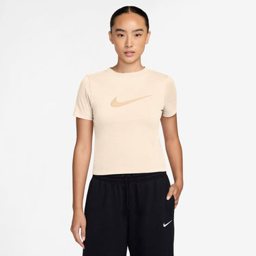 AS WOMEN'S NIKE SPORTSWEAR SHORTSLEEVE BURNOUT LOGO TOP