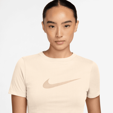 AS WOMEN'S NIKE SPORTSWEAR SHORTSLEEVE BURNOUT LOGO TOP