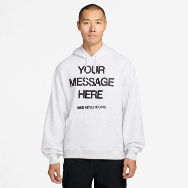 NIKE "YOUR MESSAGE HERE" MEN'S FLEECE PULLOVER HOODIE