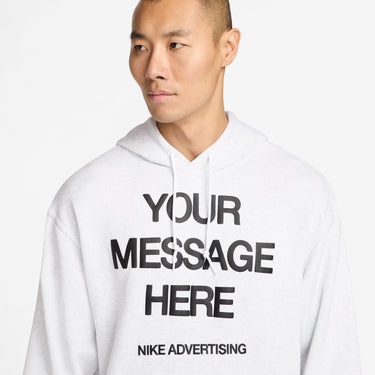 NIKE "YOUR MESSAGE HERE" MEN'S FLEECE PULLOVER HOODIE