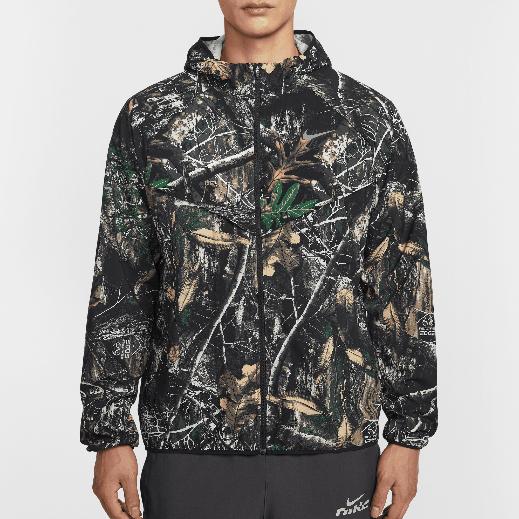 NIKE STRIDE MEN'S DRI-FIT REALTREE RUNNING JACKET