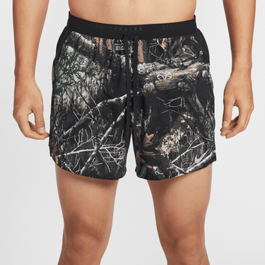 NIKE STRIDE MEN'S DRI-FIT 5" BRIEF-LINED REALTREE RUNNING SHORTS