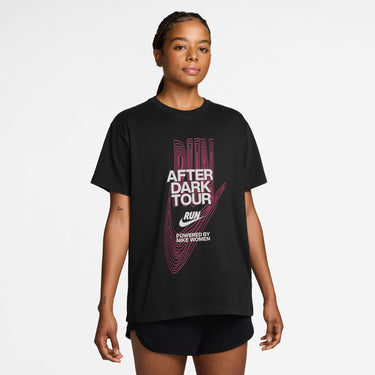NIKE AFTER DARK TOUR WOMEN'S DRI-FIT SHORT-SLEEVE RUNNING T-SHIRT