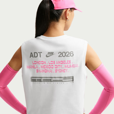 NIKE AFTER DARK TOUR WOMEN'S DRI-FIT SLEEVELESS RUNNING T-SHIRT