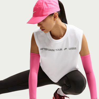 NIKE AFTER DARK TOUR WOMEN'S DRI-FIT SLEEVELESS RUNNING T-SHIRT