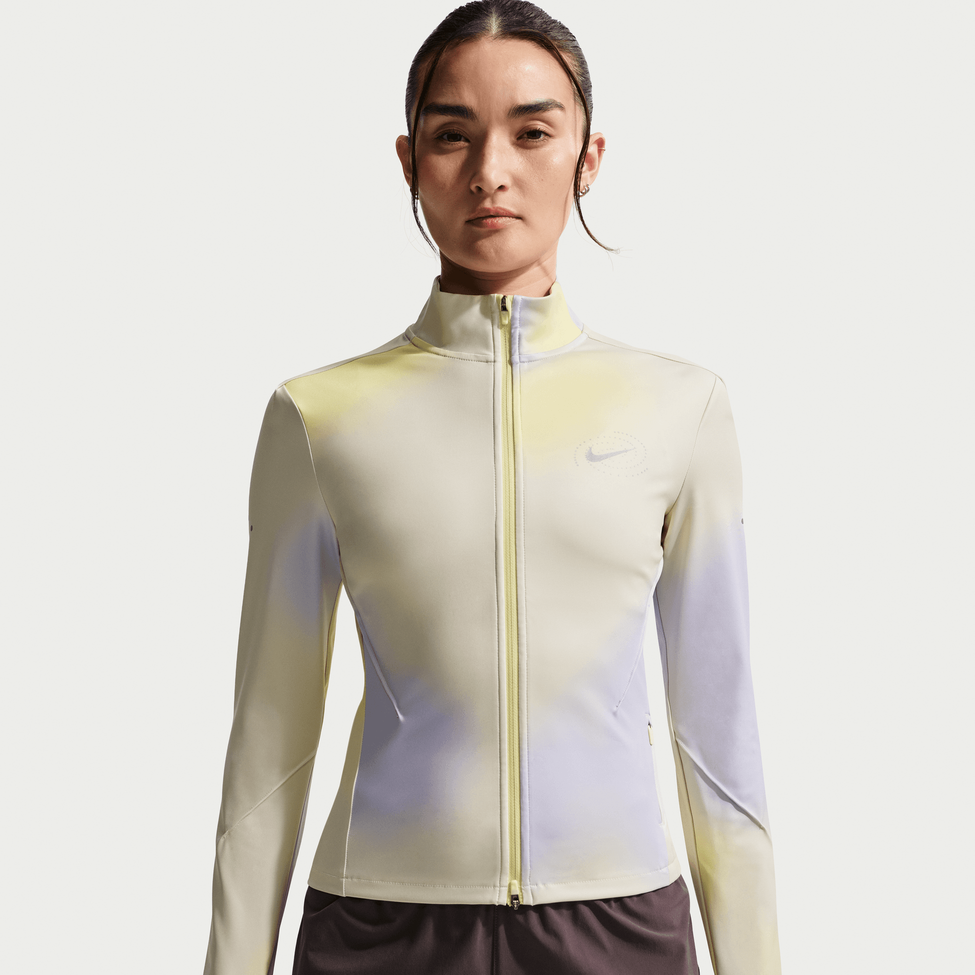 NIKE SWIFT WOMEN S DRI FIT FULL ZIP MID LAYER RUNNING TOP LIFE LIME SEA nike-swift-women-s-dri-fit-full-zip-mid-layer-running-top-life-lime-sea