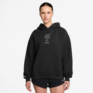 NIKE STUDIO FLEECE MEDIUM WEIGHT "AFTER DARK TOUR" WOMEN'S OVERSIZED PULLOVER HOODI E