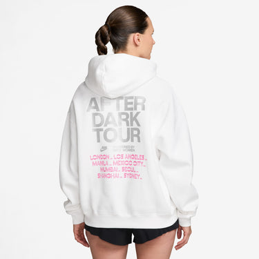 NIKE STUDIO FLEECE MEDIUM WEIGHT "AFTER DARK TOUR" WOMEN'S OVERSIZED PULLOVER HOODIE