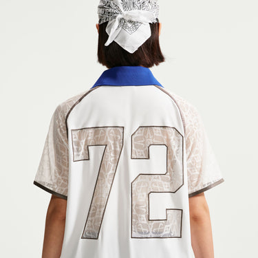 NIKE SPORTSWEAR WOMEN'S LACE POLO JERSEY TOP