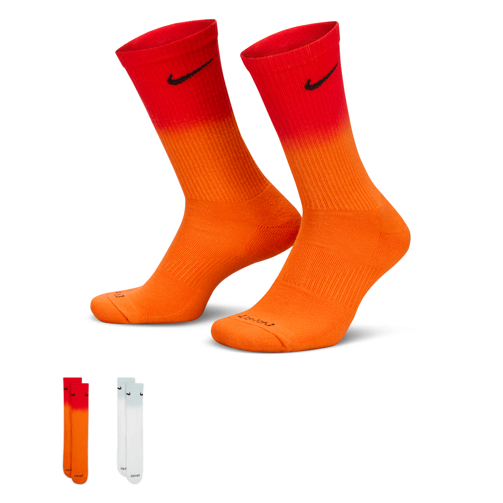 NIKE EVERYDAY PLUS CREW SOCKS (2 PAIR)