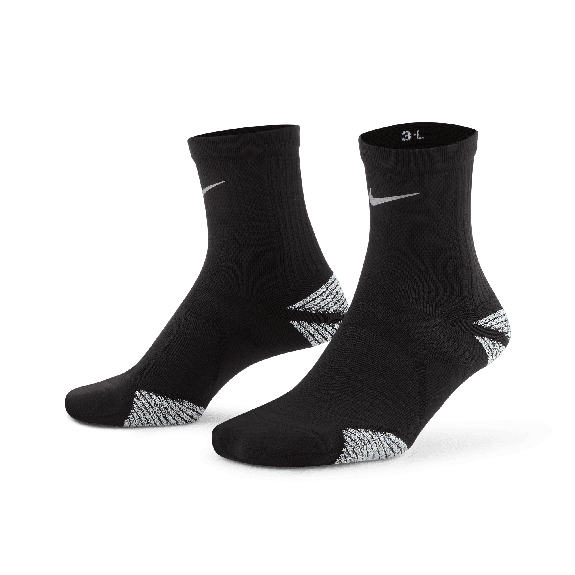 NIKE RACING ANKLE SOCKS BLACK/REFLECT SILVER – Park Access