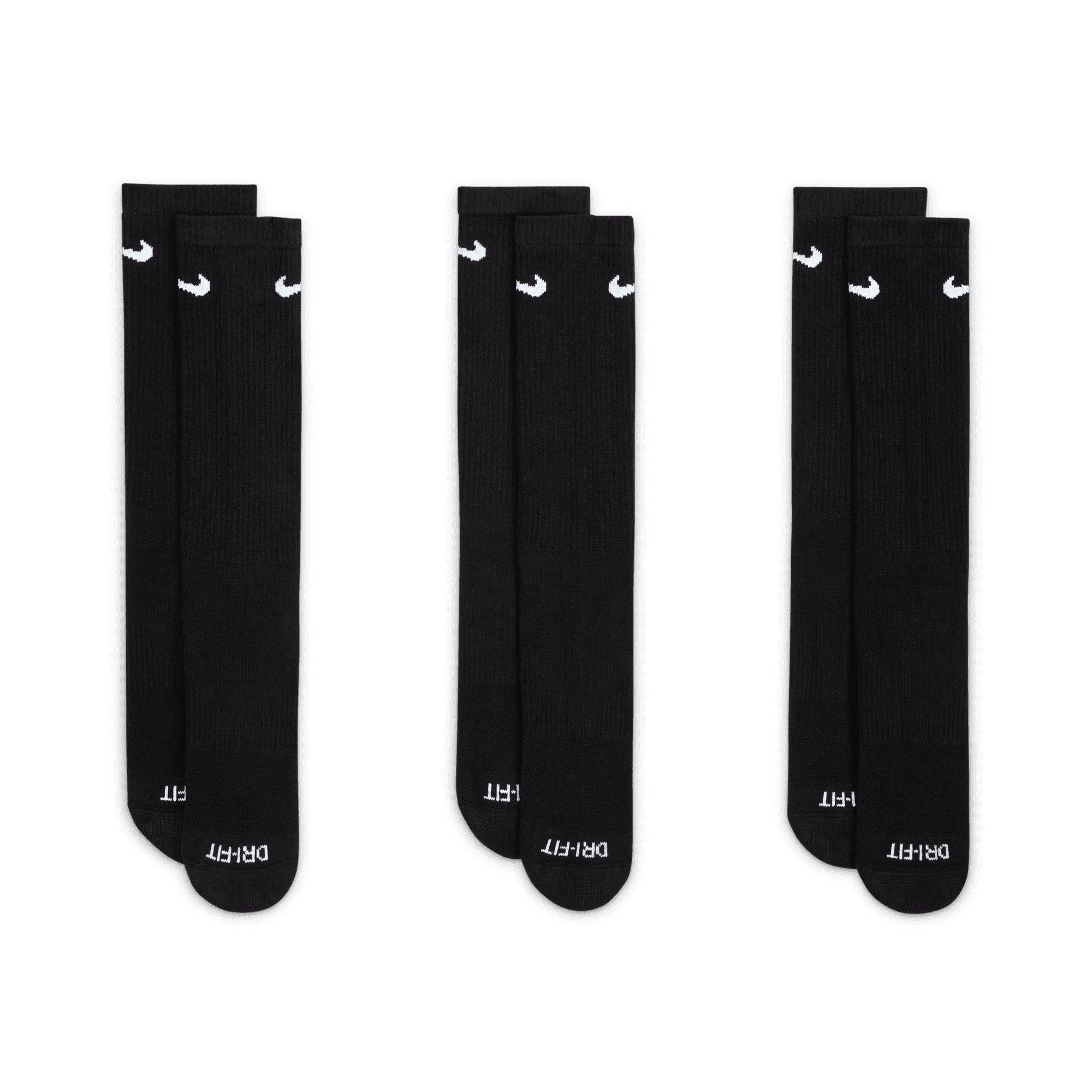 NIKE EVERYDAY  PLUS CUSHIONED TRAINING CREW SOCKS (3 PAIRS)