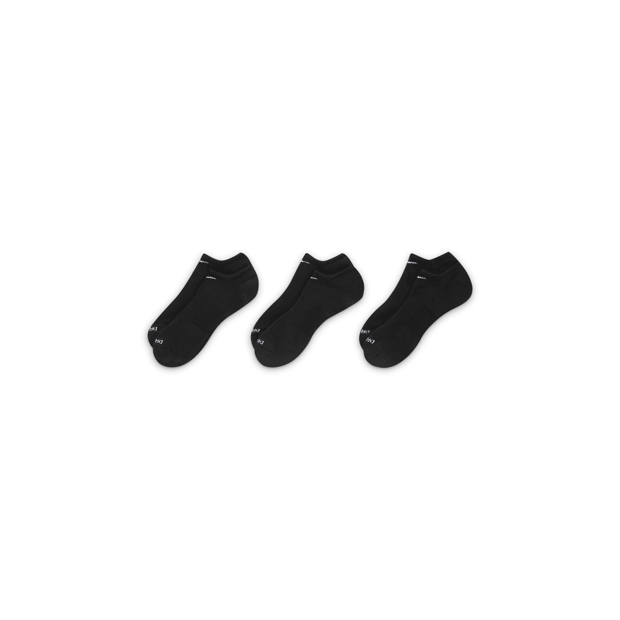 NIKE EVERYDAY PLUS CUSHION TRAINING NO-SHOW SOCKS (3 PAIRS)
