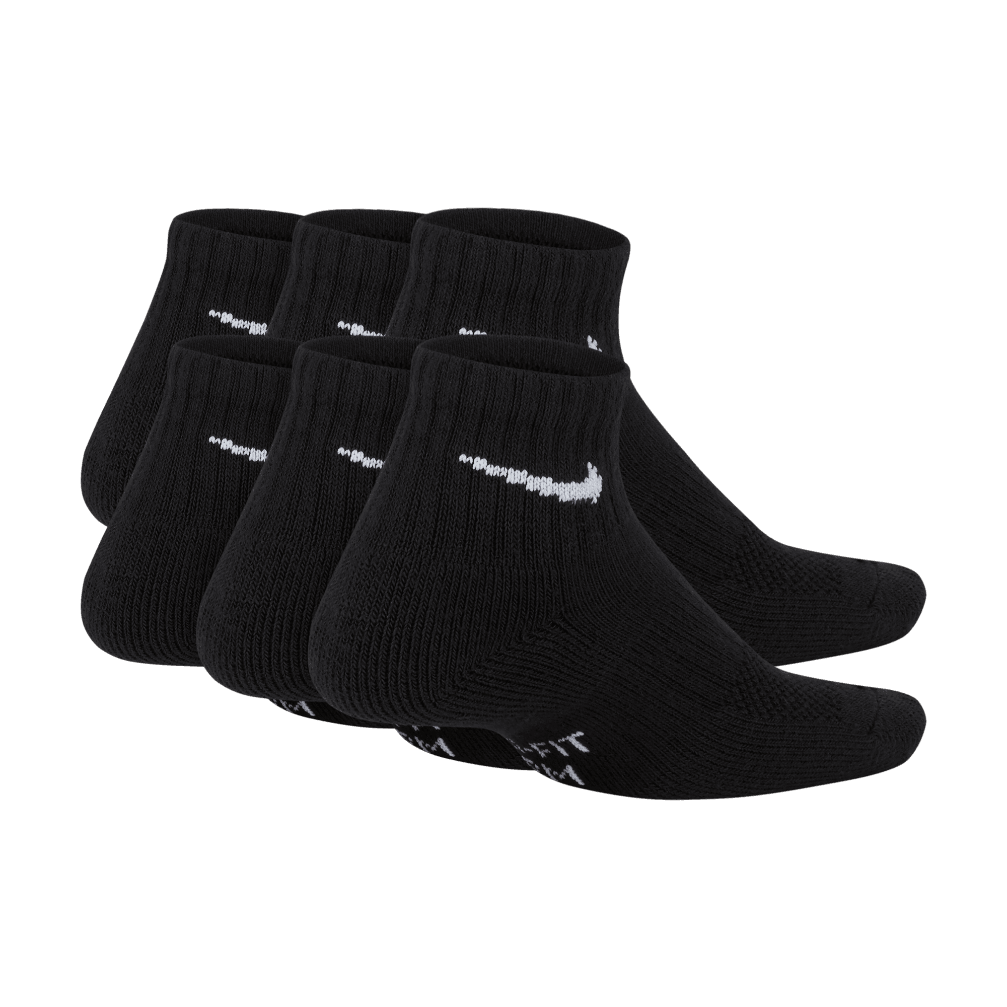 NIKE EVERYDAY KIDS' CUSHIONED ANKLE SOCKS (6 PRS)