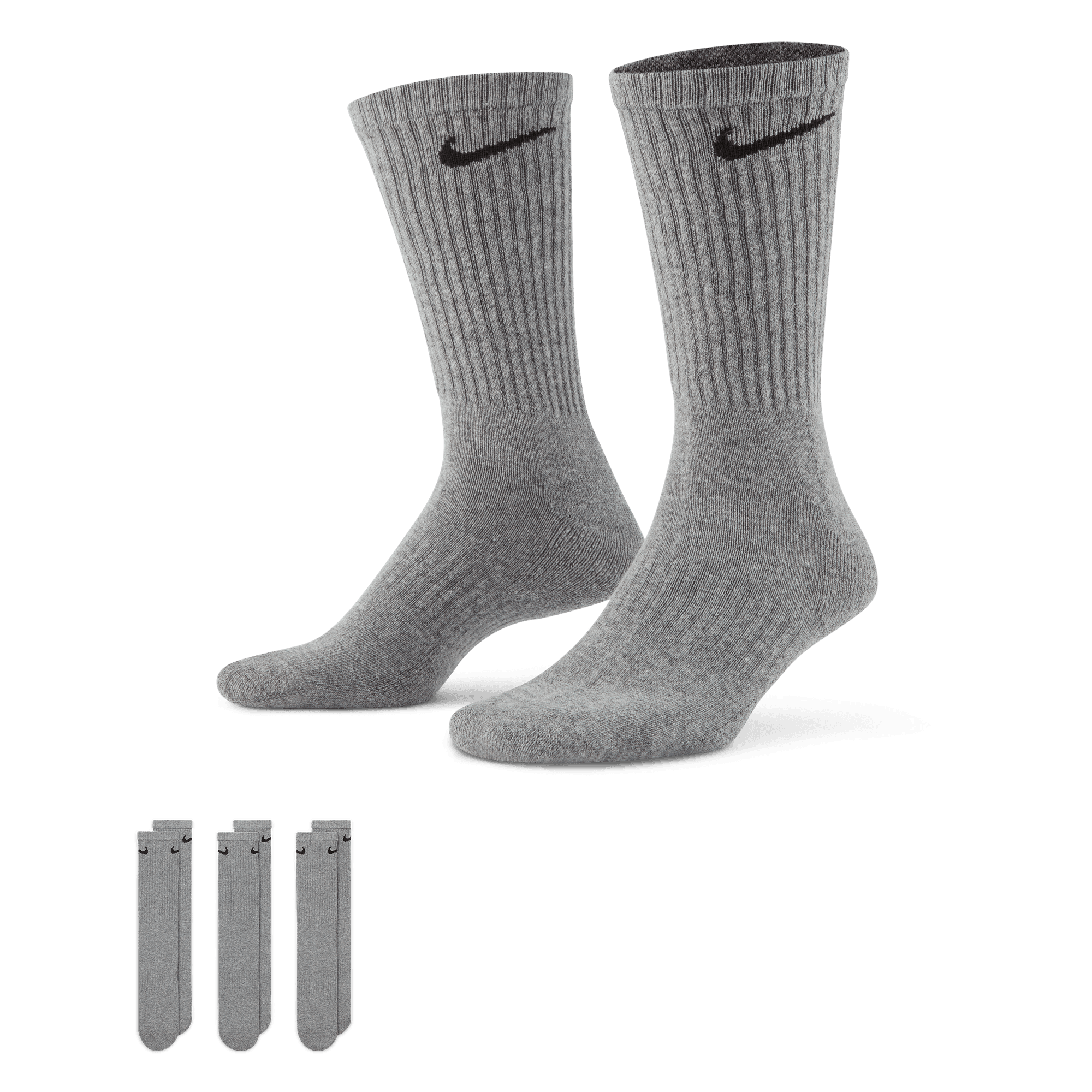 NIKE EVERYDAY CUSHIONED TRAINING CREW SOCKS (3 PAIRS)