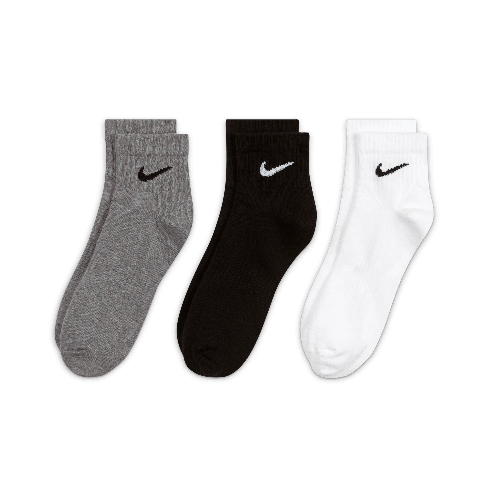 NIKE EVERYDAY LIGHTWEIGHT TRAINING ANKLE SOCKS 3 PAIRS Park Access